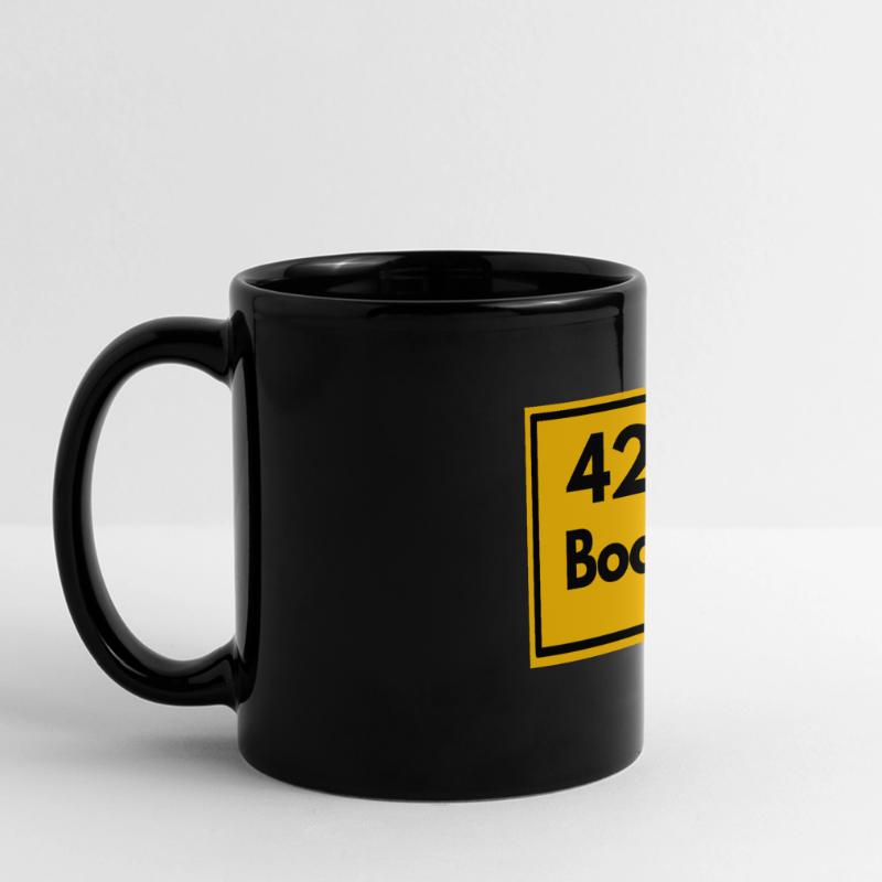 Town sign - then retro old zip code 4290 BOCHOLT Full Colour Panoramic Mug