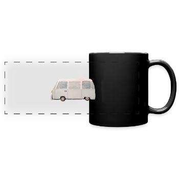 Camping-car - Mug panoramique uni - noir - Devant