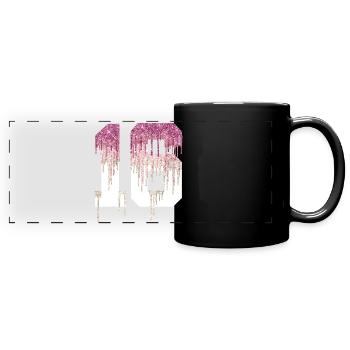 ENFIN 16 DOUX 16ÈME ANNIVERSAIRE - Mug panoramique uni - noir - Devant