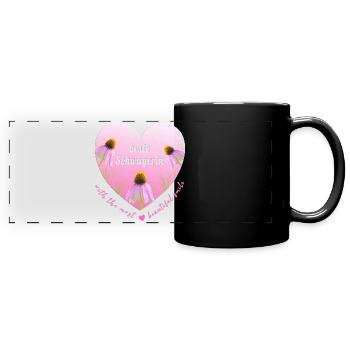 beste Schwägerin - Panorama-Tasse farbig - Schwarz - Vorne