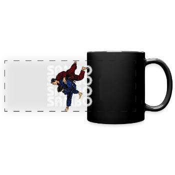 Sambo Autodéfense URSS Arts martiaux - Mug panoramique uni - noir - Devant