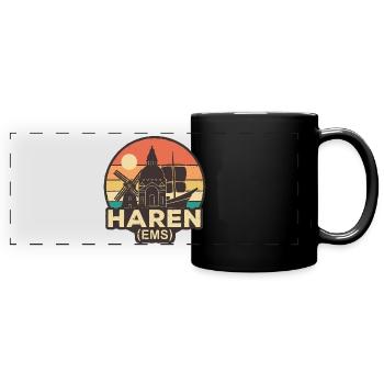 Haren (EMS) - Vintage - Full Colour Panoramic Mug - black - Front