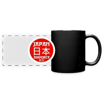 Japan Airforce - Full Colour Panoramic Mug - black - Front