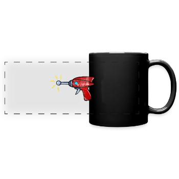 Ray Gun - Full Colour Panoramic Mug - black - Front