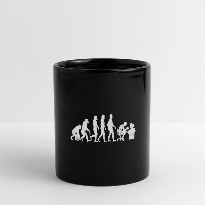 évolution des programmeurs codeur cadeau informatique Mug panoramique uni