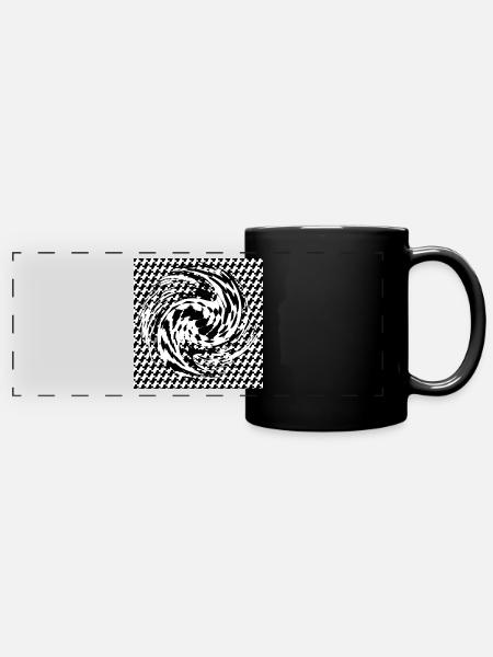 ACID - Panorama-Tasse farbig - Schwarz