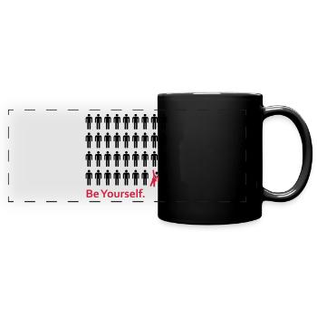 Soyez vous-même - Mug panoramique uni - noir - Devant
