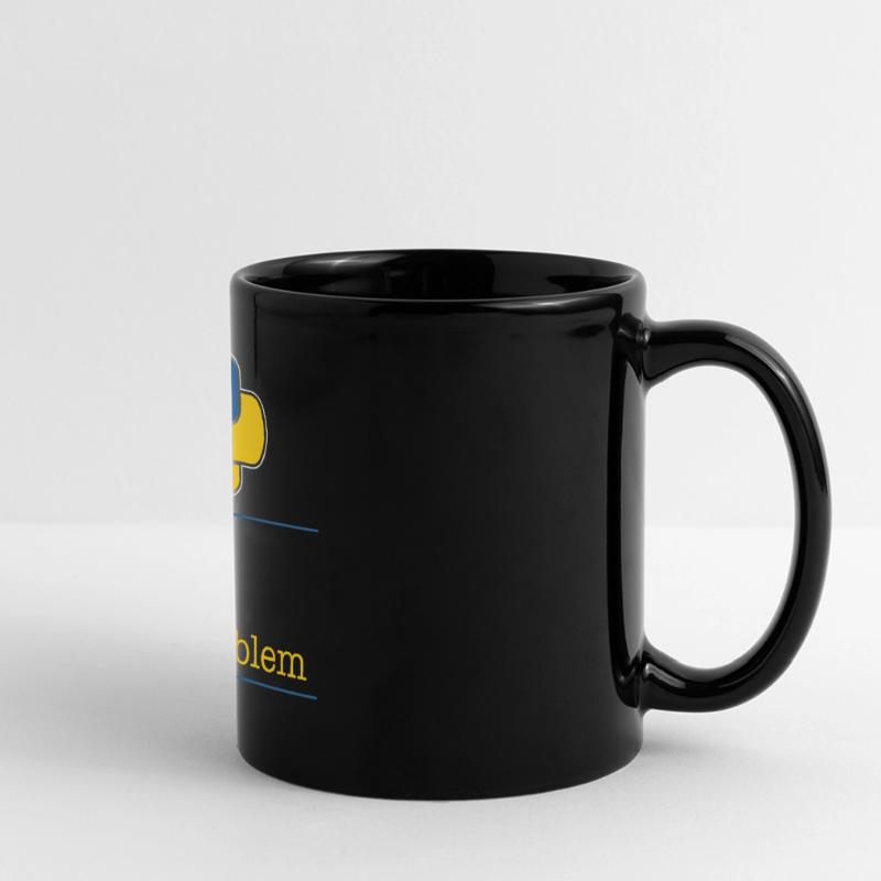 Python no problem Panorama-Tasse farbig