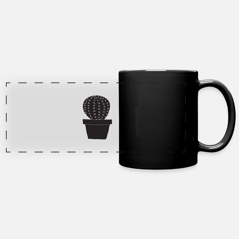 CACTUS - Mug panoramique uni - noir