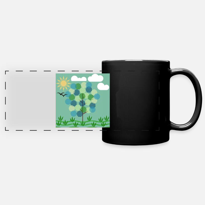 Graphic art 🎨 - Full Colour Panoramic Mug - black