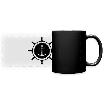 helm anchor 1 - Full Colour Panoramic Mug - black - Front