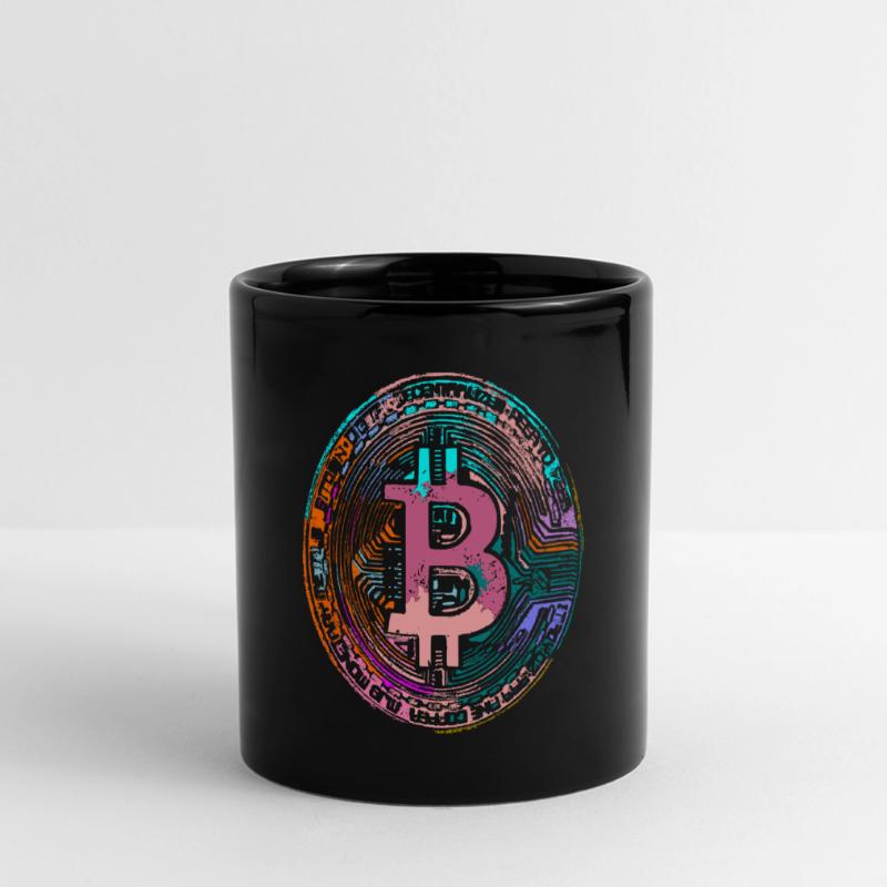BITCOIN,crypto Full Colour Panoramic Mug
