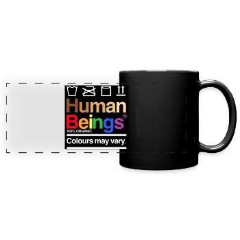 Equality - Full Colour Panoramic Mug - black - Front