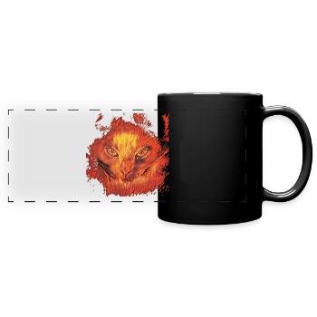 BAKENEKO (2) - Full Colour Panoramic Mug - black - Front