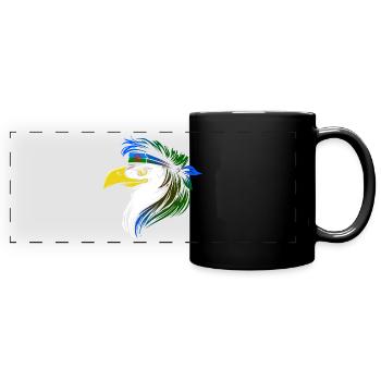 Roma - Full Colour Panoramic Mug - black - Front