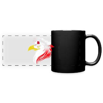 Malta - Panorama-Tasse farbig - Schwarz - Vorne