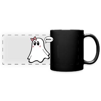 Ghost T-Shirt - Funny Couples 01 - Full Colour Panoramic Mug - black - Front