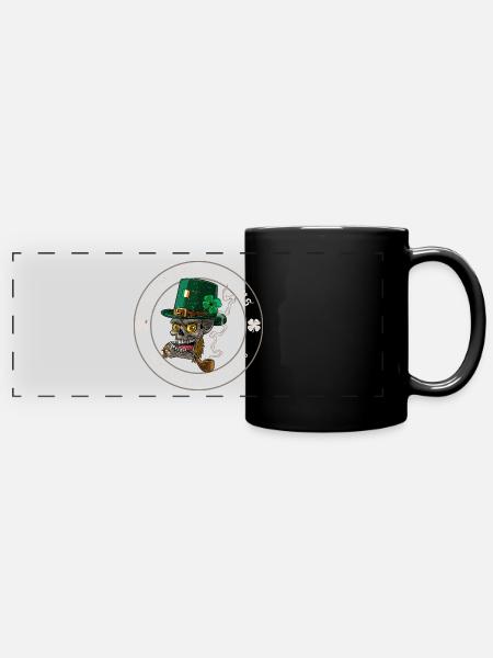 Irische Republikaner - Panorama-Tasse farbig - Schwarz