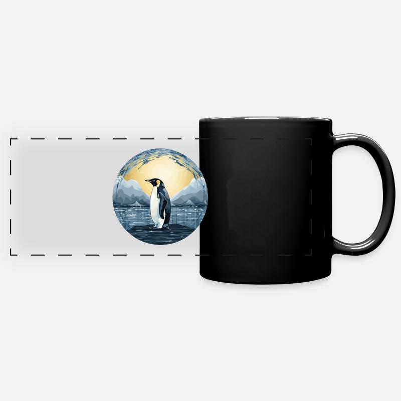 Pingouin - Mug panoramique uni - noir