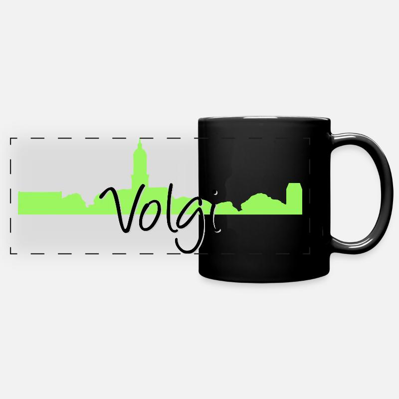 Volkach | Volgi | Main loop - Full Colour Panoramic Mug - black