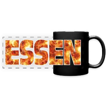 Eat - Full Colour Panoramic Mug - black - Front