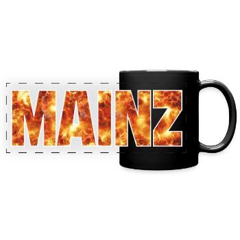Mainz - Full Colour Panoramic Mug - black - Front