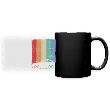 Automobile Salesman Car Seller Automobile - Full Colour Panoramic Mug - black - Front