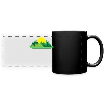 Tree - Full Colour Panoramic Mug - black - Front