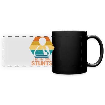 Deviens bon, je vais faire le mien - Mug panoramique uni - noir - Devant