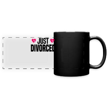 Divorce Séparation Mariage Ex Partie au divorce - Mug panoramique uni - noir - Devant