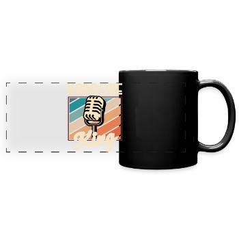 King Karaoke Bar, Party, Firmenfeier Männer Herren - Panorama-Tasse farbig - Schwarz - Vorne