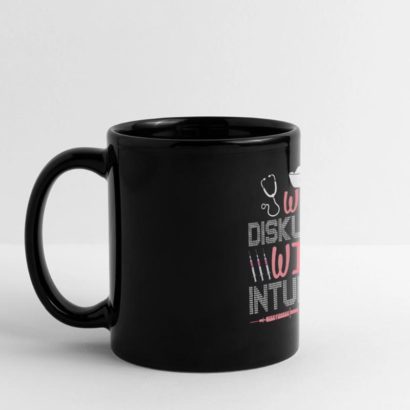 Wer Diskutiert Wird Intubiert Krankenschwester Panorama-Tasse farbig
