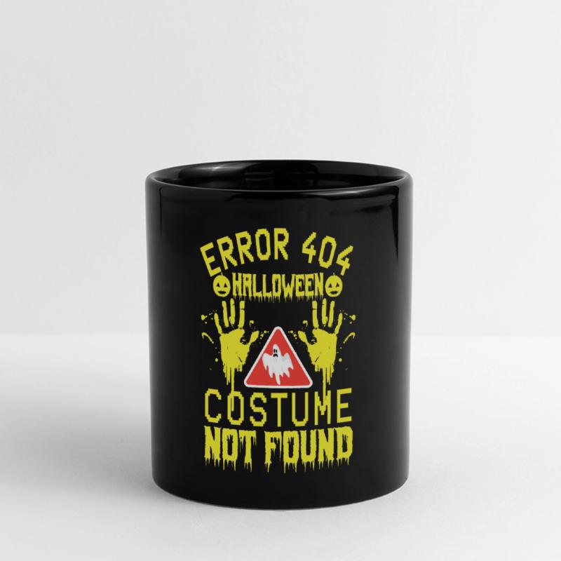 Error 404 Costume Not Found Halloween Coding Full Colour Panoramic Mug