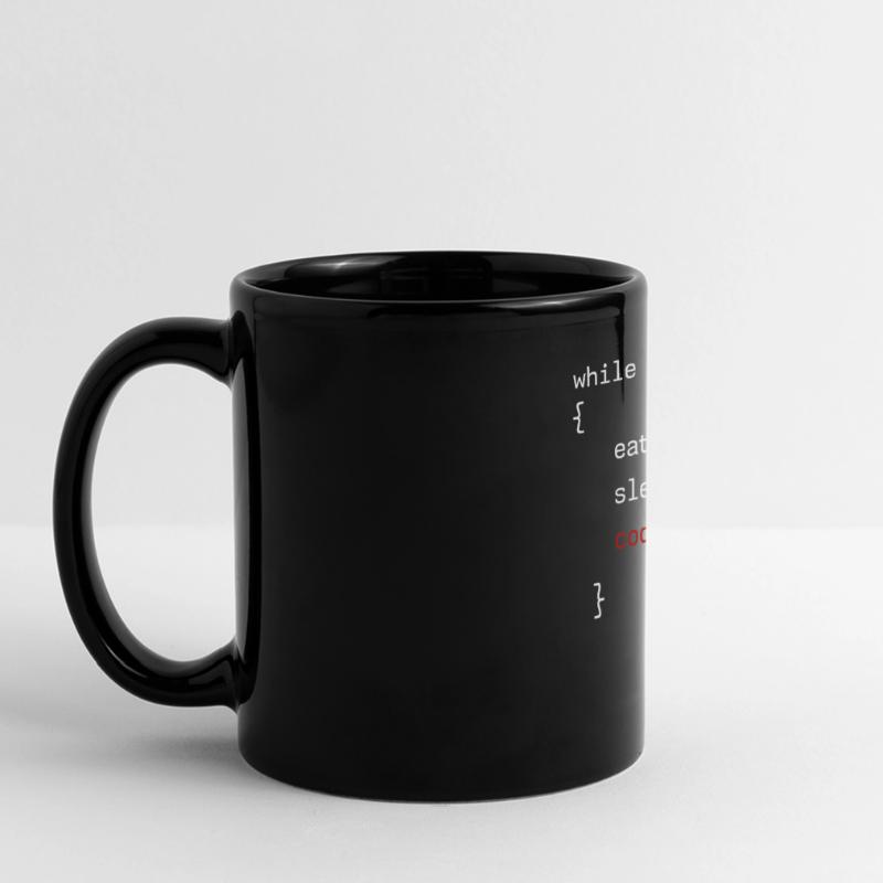 Administrator Coding Geek Programmierer Panorama-Tasse farbig
