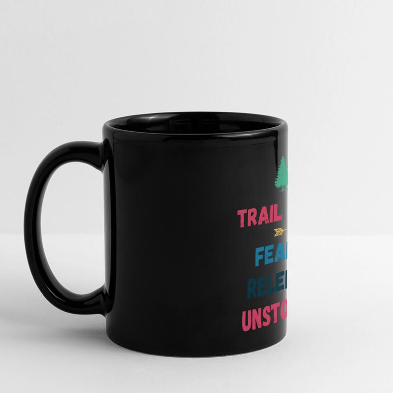 Trail Runner - Intrépide. Implacable. Imparable. Mug panoramique uni