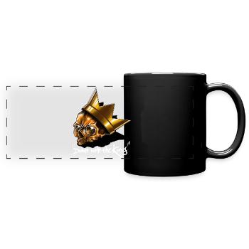 A bas le Roi - Mug panoramique uni - noir - Devant