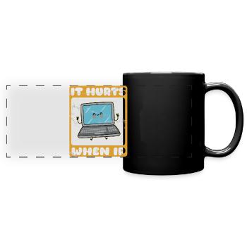 IT Geek, Accessoires PC Périphériques de stockage Evolution - Mug panoramique uni - noir - Devant