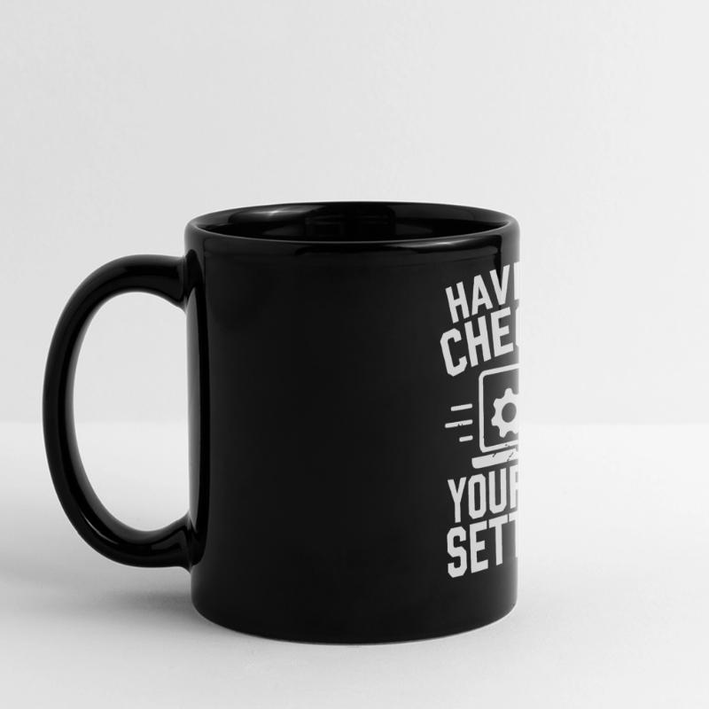 Administrator Support Nerd Computer Tech Panorama-Tasse farbig