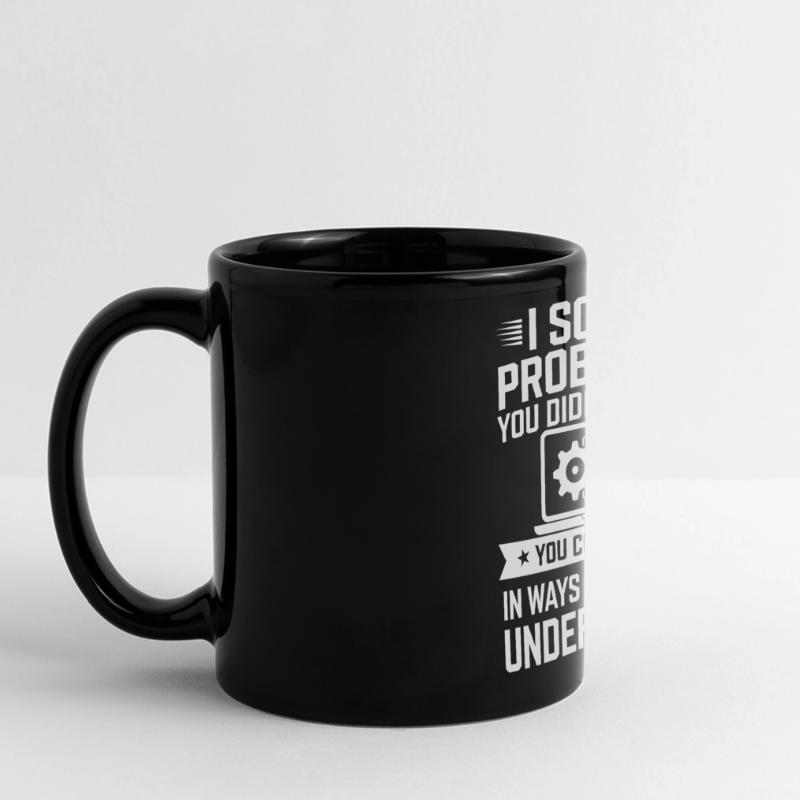 Administrator Support Nerd Computer Tech Panorama-Tasse farbig