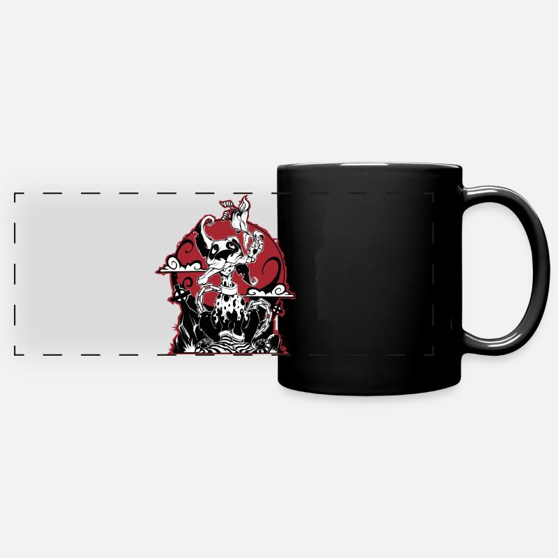 Ghostpuppy - Full Colour Panoramic Mug - black