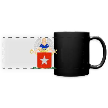 Coat of arms of Maastricht - Full Colour Panoramic Mug - black - Front
