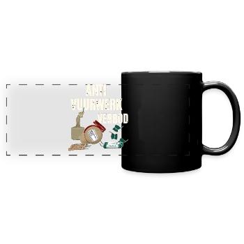 Vuurwerk Pyro - Panorama-Tasse farbig - Schwarz - Vorne