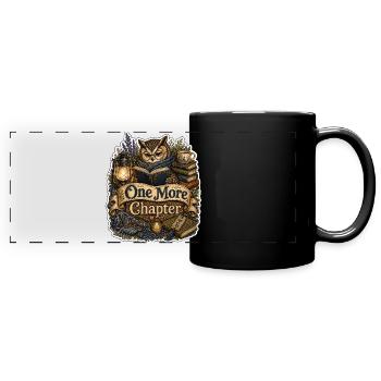 One more chapter - Full Colour Panoramic Mug - black - Front
