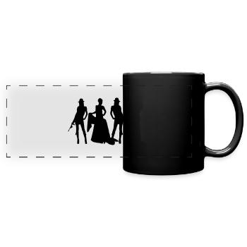 bridal security - Full Colour Panoramic Mug - black - Front