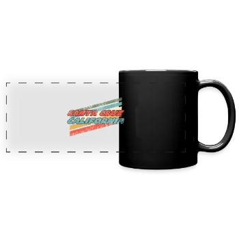Santa Cruz Retro - Full Colour Panoramic Mug - black - Front