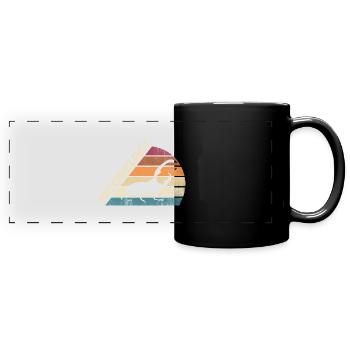 Entomology Entomologist Insects - Panorama-Tasse farbig - Schwarz - Vorne