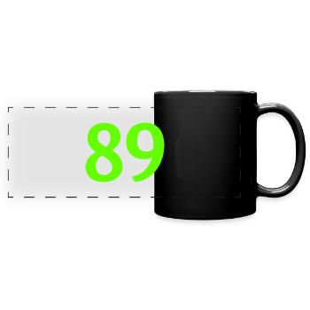 issue 89 - Full Colour Panoramic Mug - black - Front