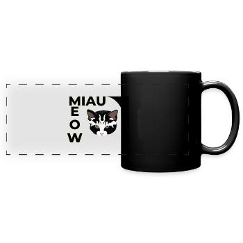 KITTEN - Full Colour Panoramic Mug - black - Front