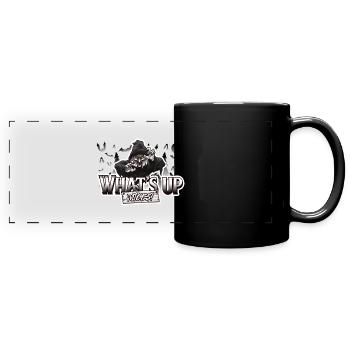 halloween witch with funny saying - Full Colour Panoramic Mug - black - Front