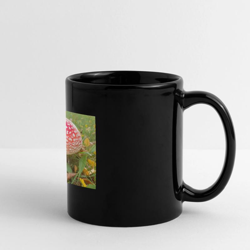 fly agaric also toadstool Full Colour Panoramic Mug